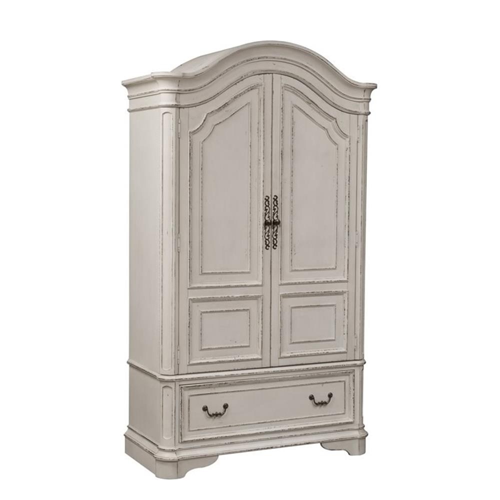 Magnolia Manor White Armoire