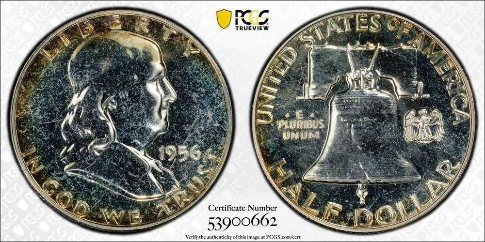 1956 Franklin Half PCGS PR66 Type 2
