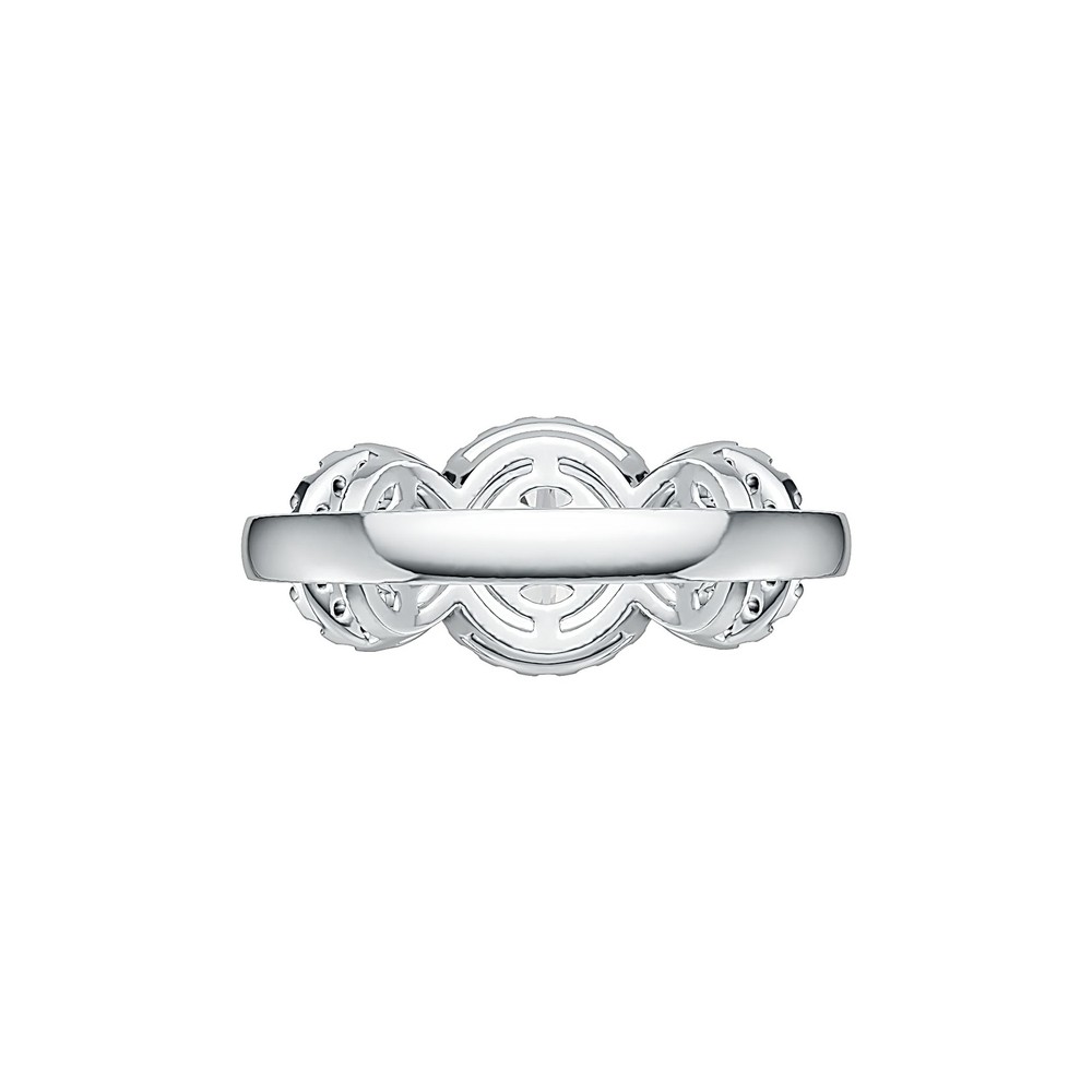 Sterling Silver Semi Mount Ring Setting Round RD 7x7mm RD 5x5mm