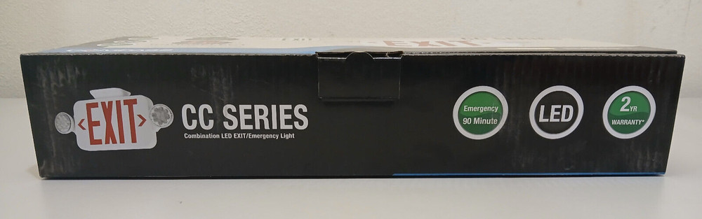 HUBBELL LIGHTING COMPASS CC SERIES COMBINATION LED EXIT/EMERGENCY LIGHT CCR