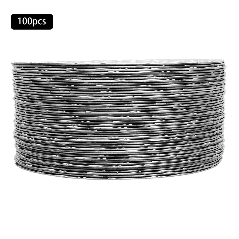 100pcs Charger Wedding Party Dinner Plates Elegant Design Table Decor Silver