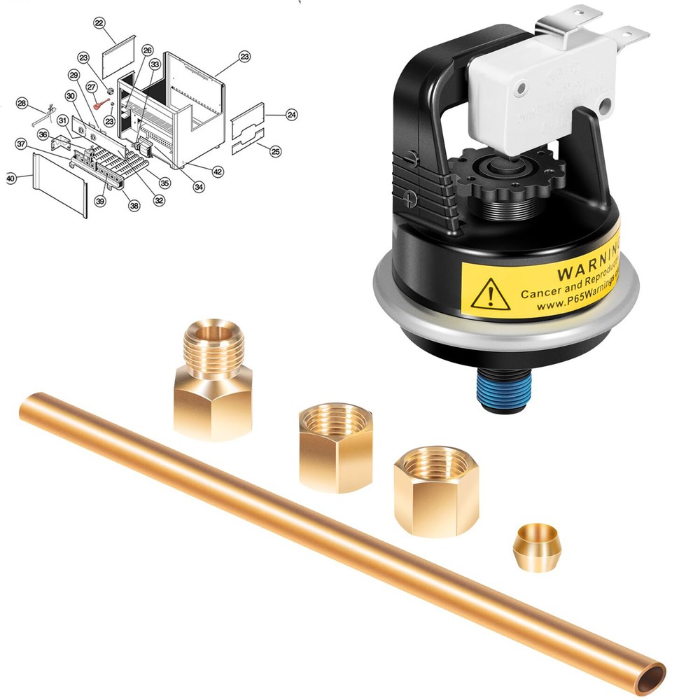 HAXPSA1930 Water Pressure Switch for Hayward H-Series IDL, ED1& ED2 Pool Heaters