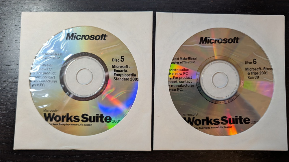 Microsoft Works Suite 2001 Full Version for Windows