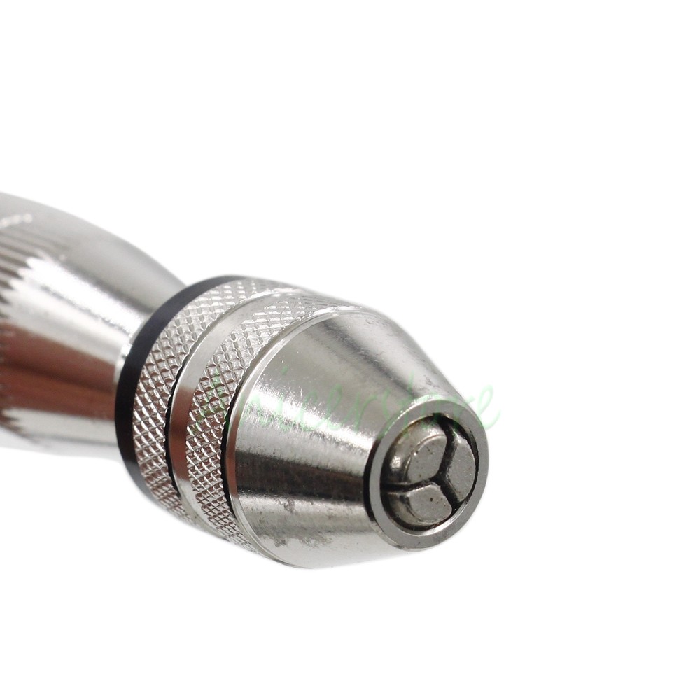 Rotary Handle Drilling Tool + Micro 10 Drill Bits For PCB Wood Model Making DIY