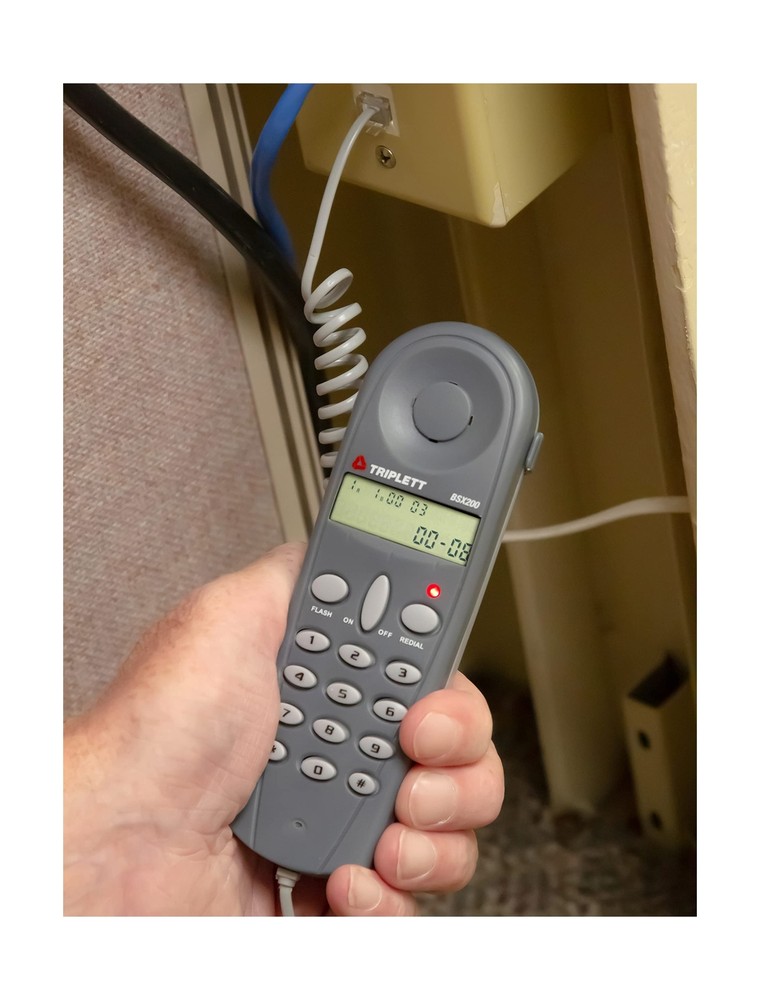 Triplett Byte Brothers Basic Telephone Test Set / Butt Set RJ11 Adapter (BSX2...