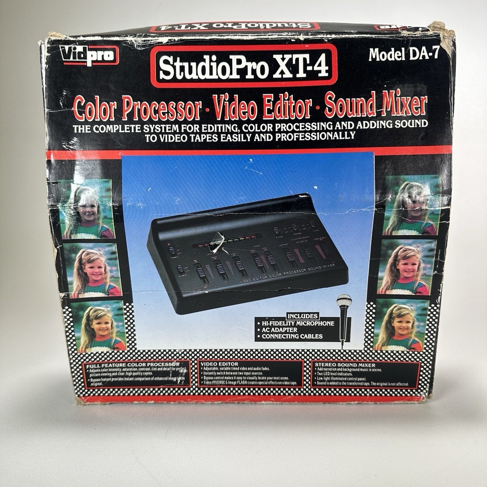 Vidpro StudioPro XT-5 Color Processor - Video Editor - Sound Mixer, Model Da-7