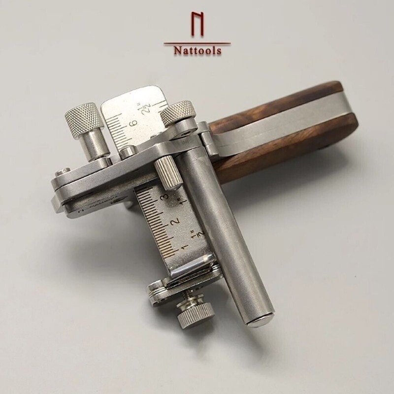 Manual Leather Strip Cutter Roller Type 10-60MM Adjustable Leathercraft Cutting
