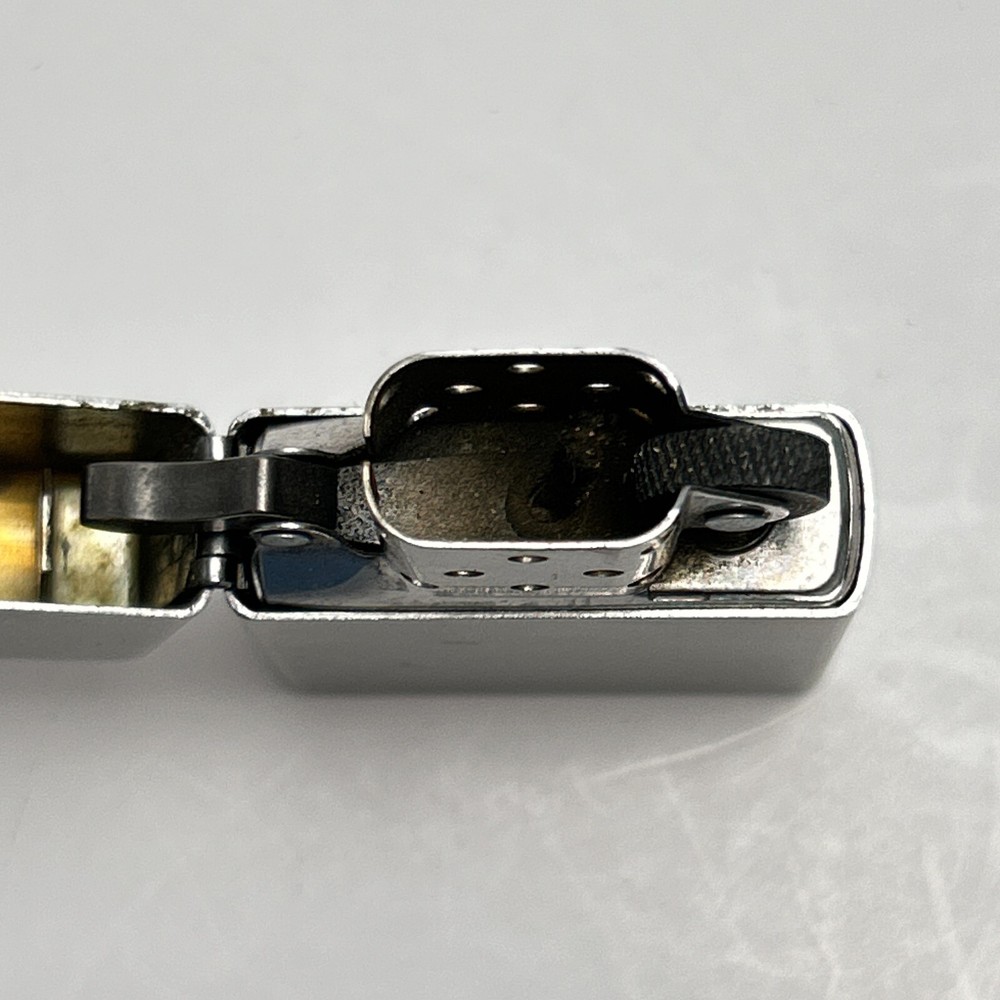 2012 Zippo Satin Brushed Chrome Lighter - Used