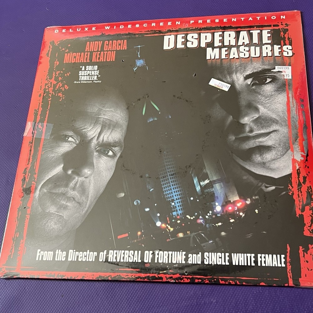 Desperate Measures Widescreen Laserdisc LD Michael Keaton