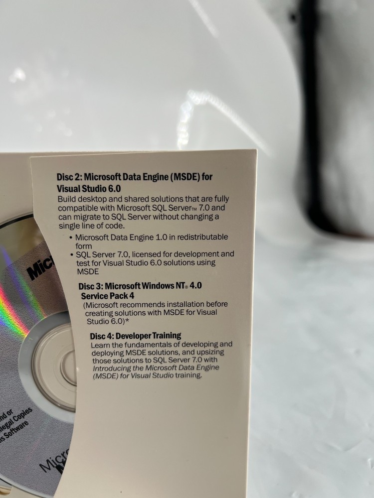 Microsoft Visual Studio 6 6.0 Plus Pack