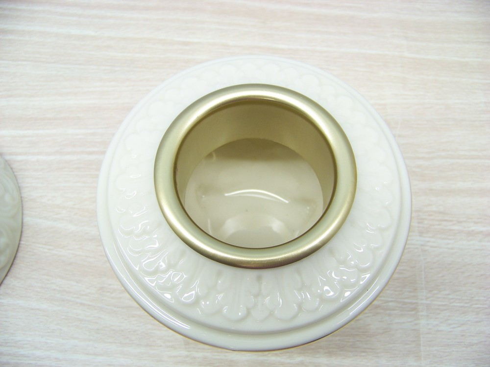 Lenox Footed Sphere Egg - Trinket Box