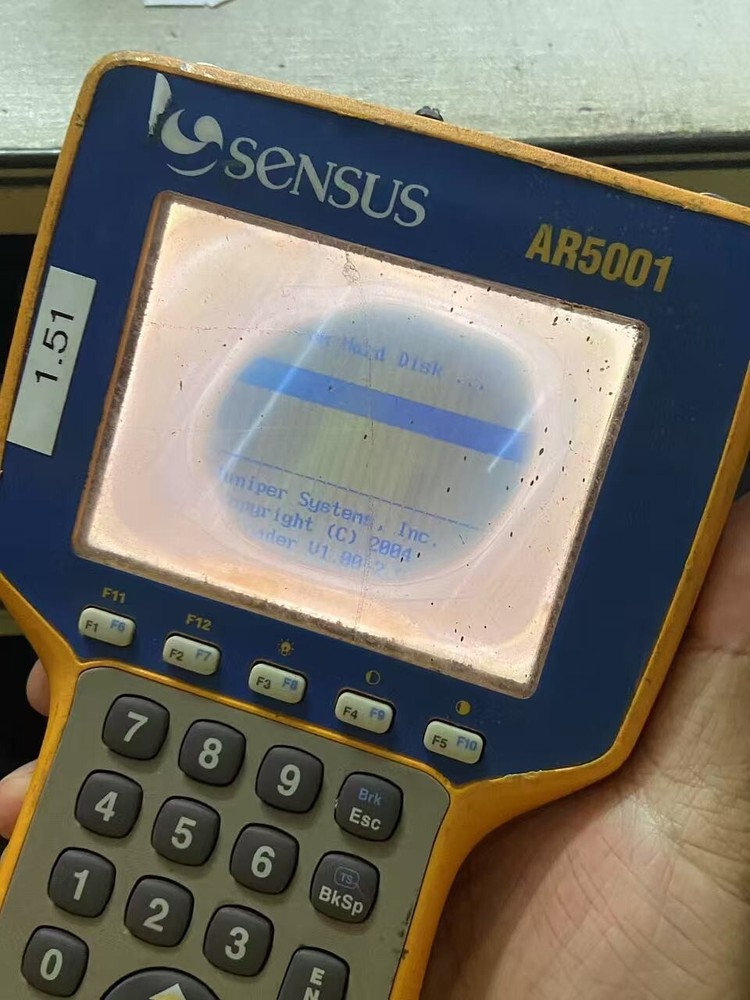 LCD Screen Damage Sensus AR5001 Metering Systems Handheld Field Data Collector