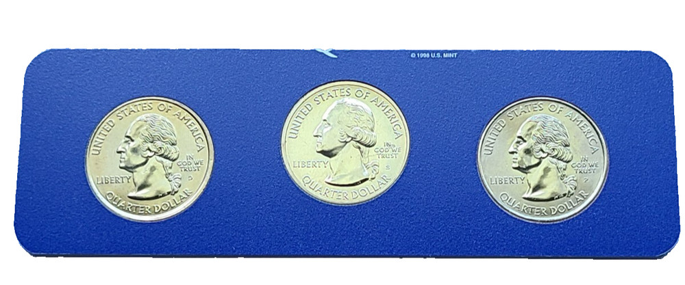 Texas 3 pc Uncirculated Quarter Set