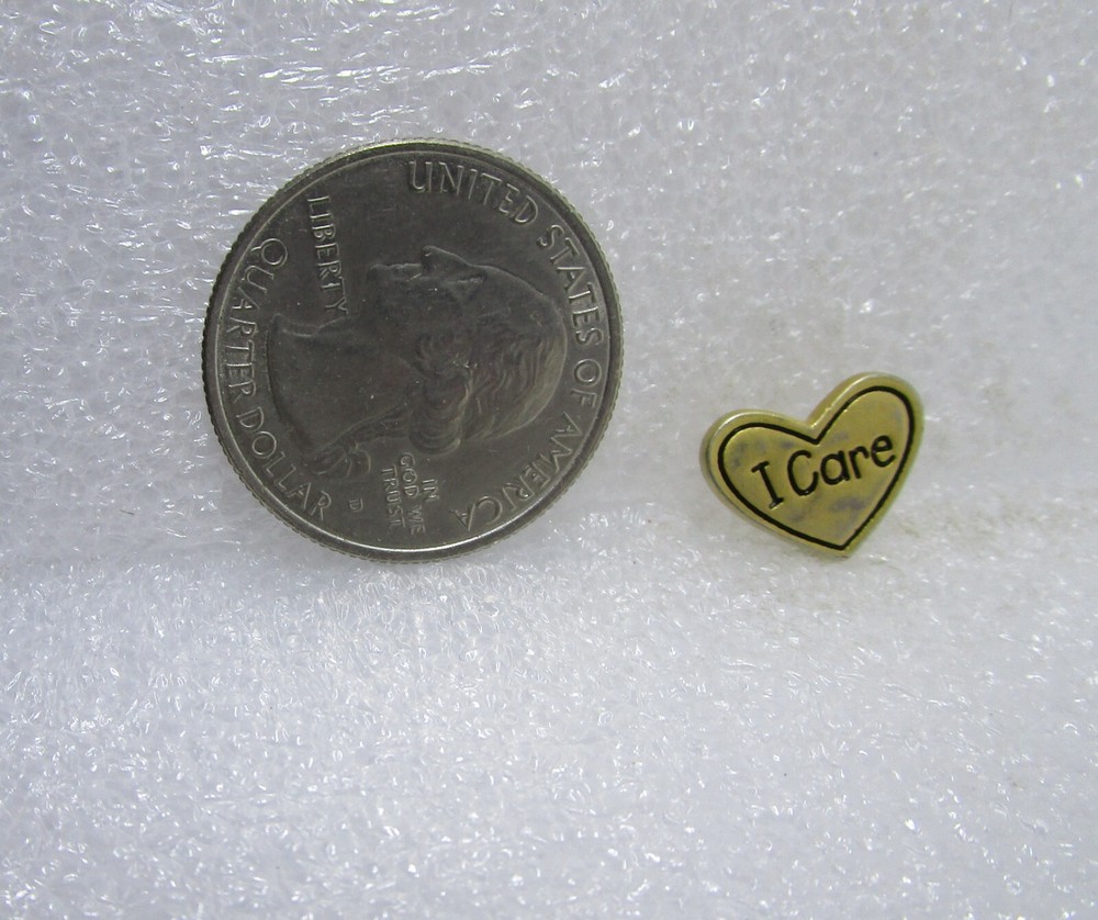 I Care Heart Pin