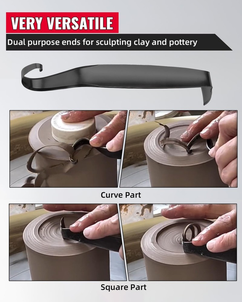 Versatile Pottery Trimming Tools, Sharpened Pottery Tool for Potter, Quality ...