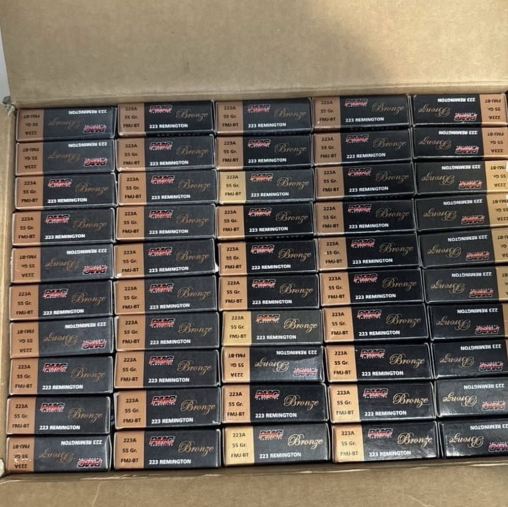 50 Empty Ammo Boxes .223 Tuck In Flaps