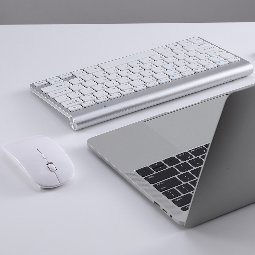 Keyboard and Mouse Waterproof Wireless Combo Ergonomic for Laptop Computer PC