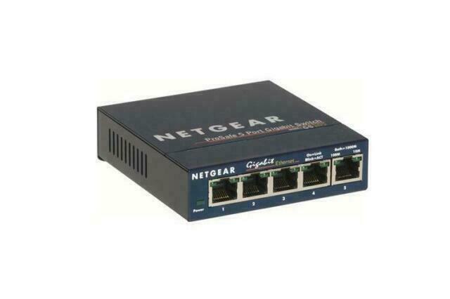 NETGEAR ProSafe GS105 5 Port Gigabit Desktop Switch