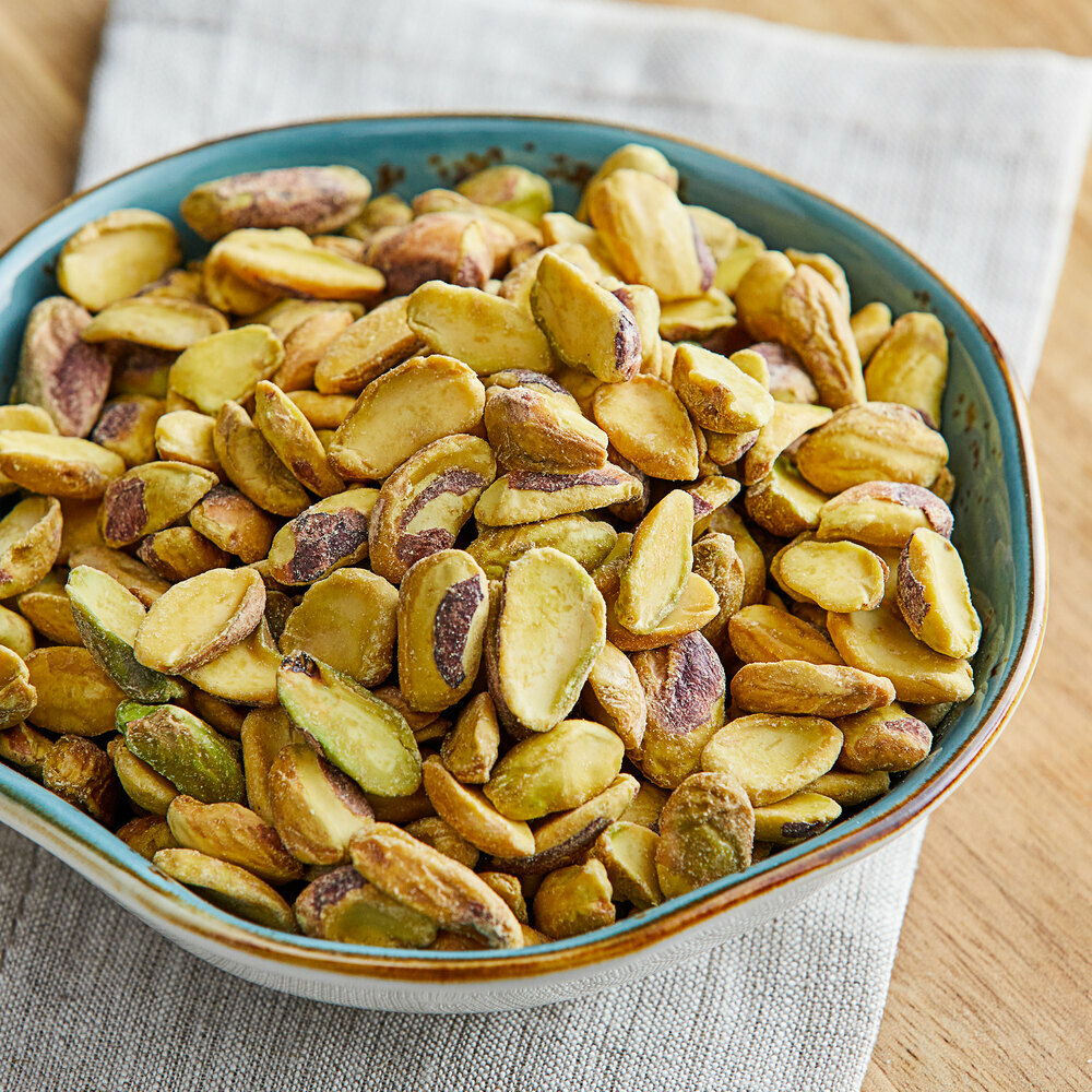 Bulk Pistachios Shelled, Roasted and Salted, Select Size Below