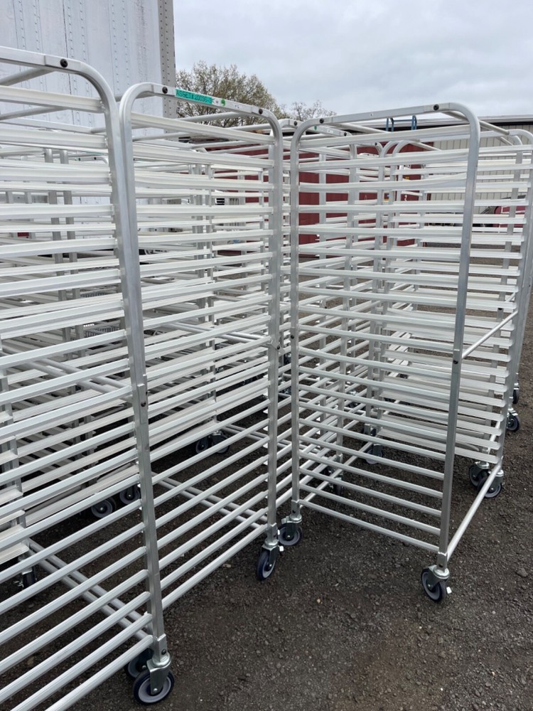 Aluminum Racks on Wheels
