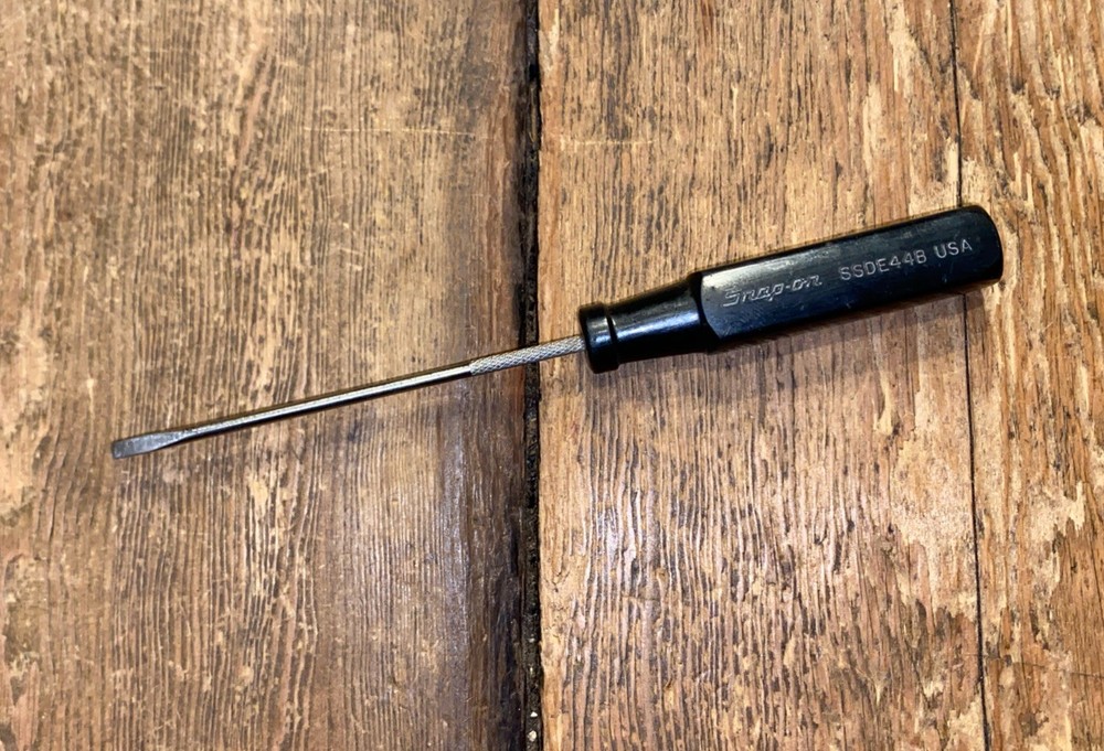 SNAP-ON TOOLS USA ELECTRONICS PRECISION TIP SCREWDRIVER 1/8" SSDE44B OLD TOOLS