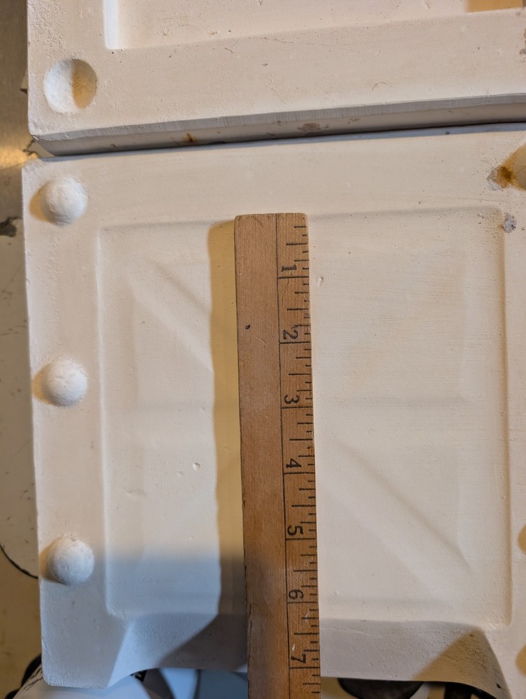 Arnel's 6" Tile Vintage Ceramic Slip Casting Mold