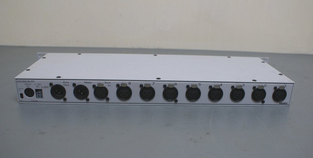INTELIX 8002-MCB-FP 8-CHANNEL MIXER 1Q