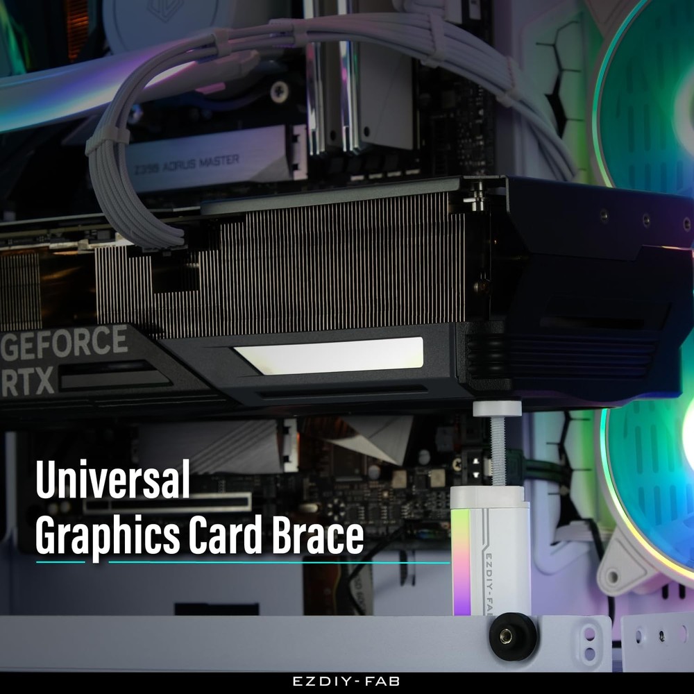 GPU Support Bracket,5V 3PIN ARGB Graphics Card Brace, GPU Support Stand Adjus...