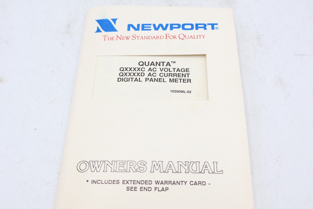 Newport Quanta BQ20 Digital Panel Meter