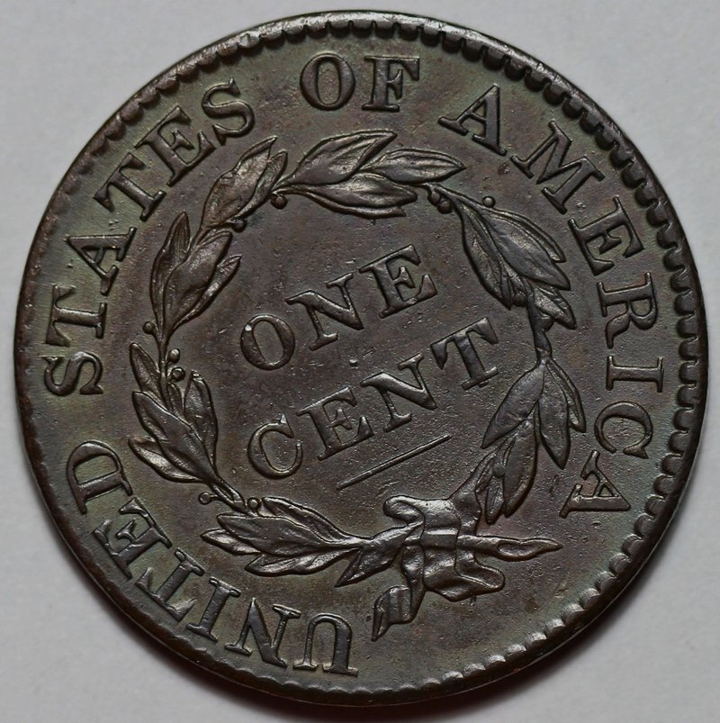 1825 Coronet Head Large Cent - US 1c Copper Coin