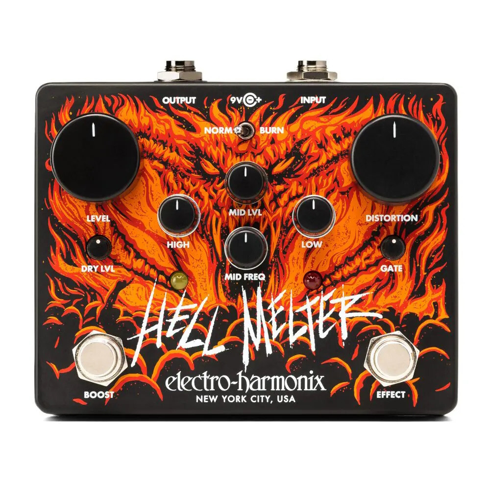 Electro-Harmonix Hell Melter Distortion Pedal - NEW!
