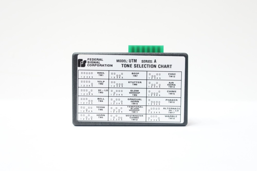 Federal Signal UTM Universal Tone Module Ser A