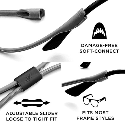 Adjustable Silicone Sunglasses Strap - Universal Fit Glasses Retainer, Unique De