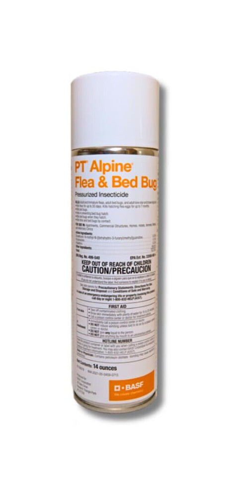14 oz PT Alpine Flea & Bed Bug w/ IGR Aerosol Insecticide Kill Fleas Bed Bugs