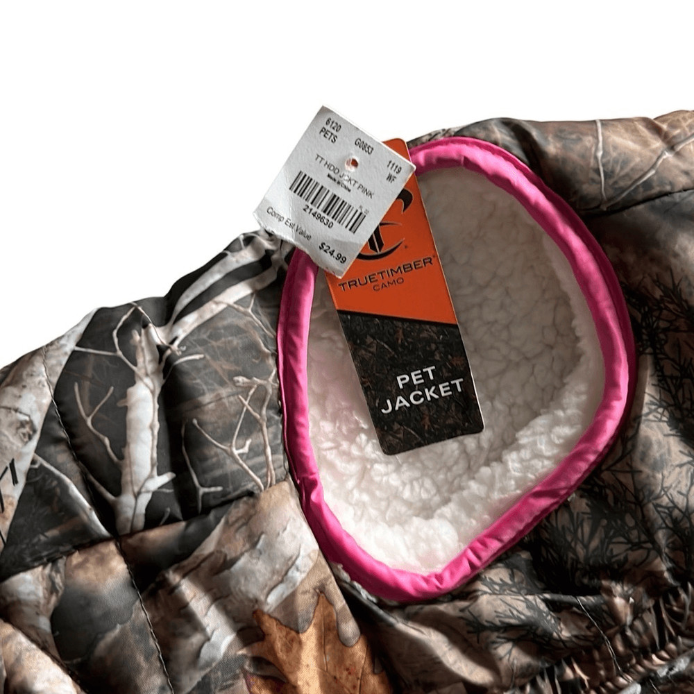 TrueTimber Camo Pet Jacket Size Large 18”- 21” New