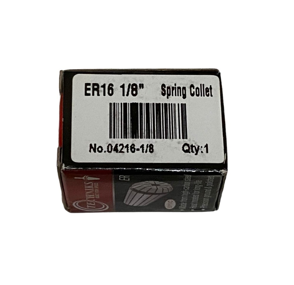 TECHNIKS ER16 Size 1/8" Spring Collet - New