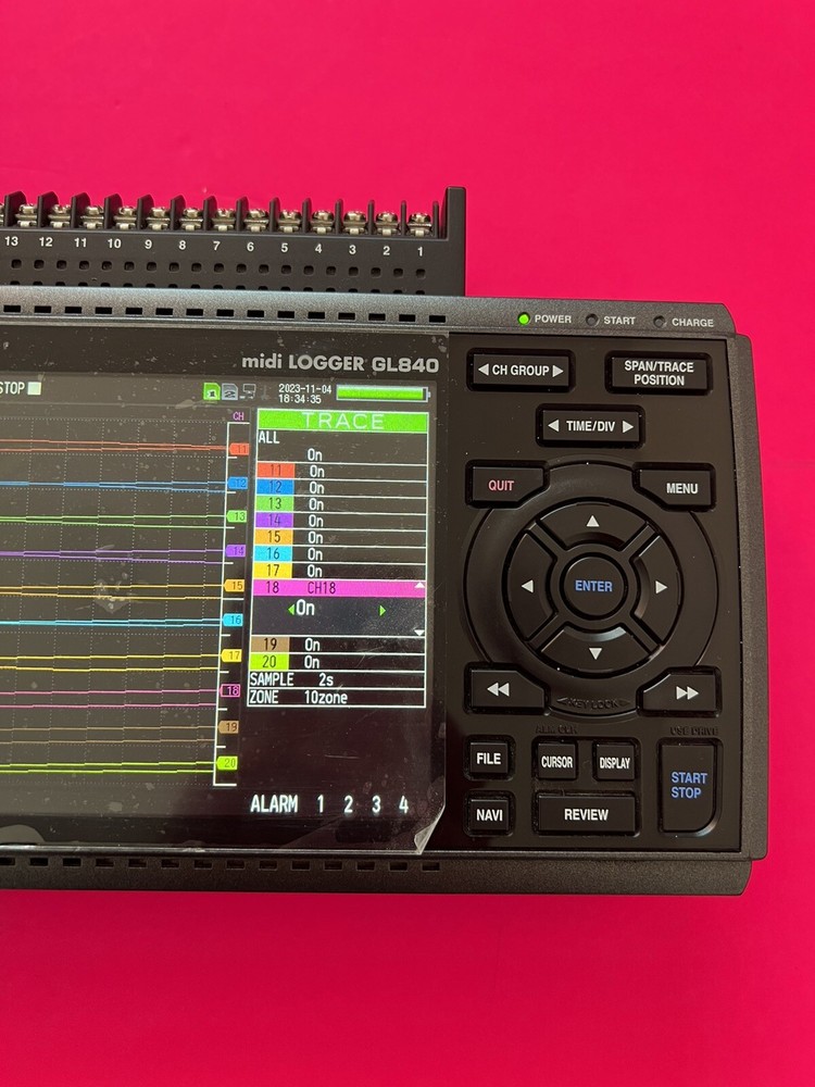 Graphtec midi logger GL840 With AC Adapter