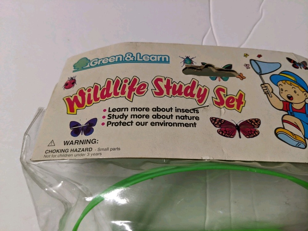 Vintage Green And Learn Wildlife Study Set