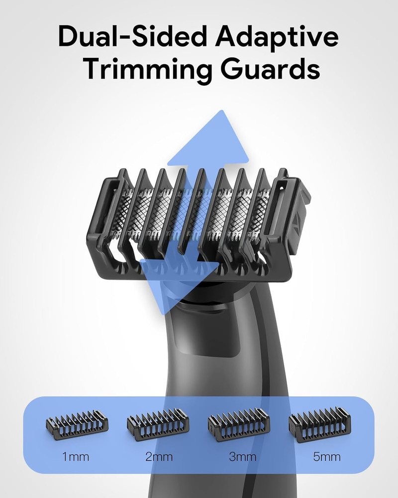 Guard Combs Kit 6PC with 0/3Mm Body Comb, 1/2/3/5Mm Bi-Directional Guide for O B