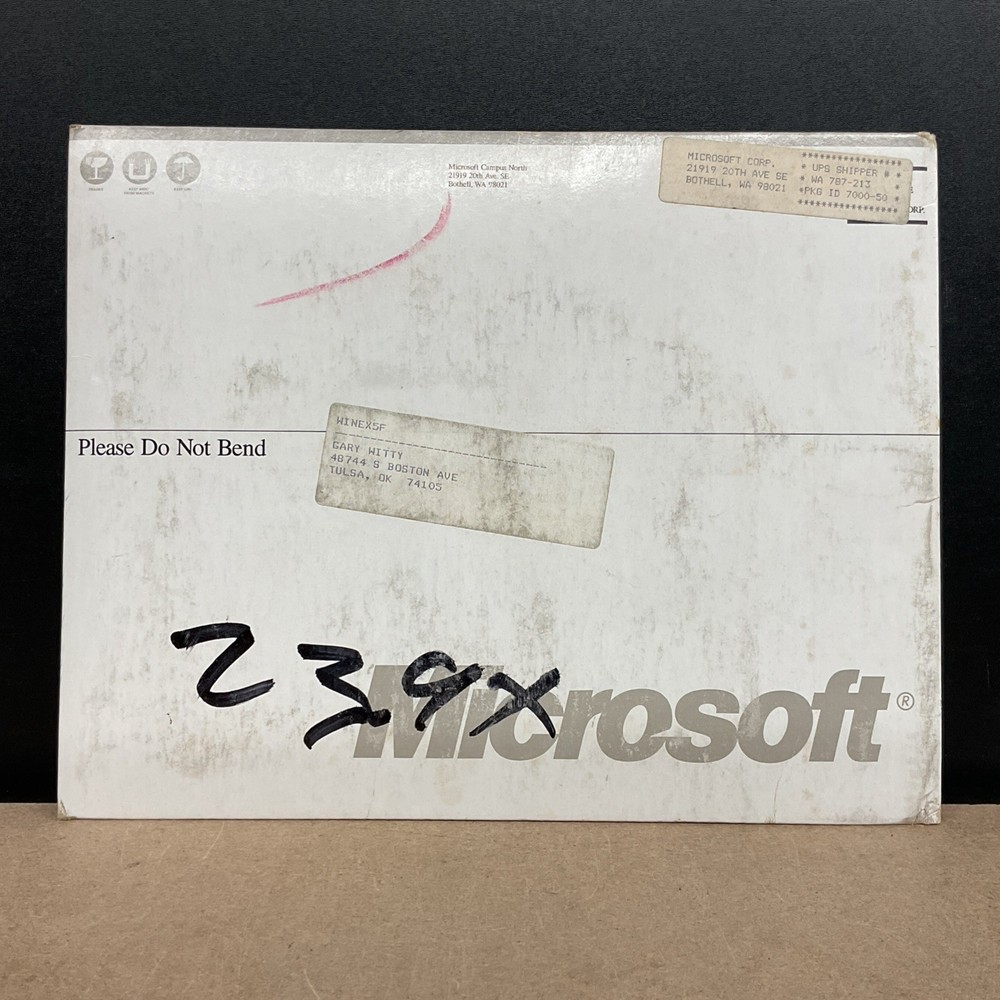 Microsoft Excel Version 2.1 For Windows 5.25 Inch Floppy Vintage Computing