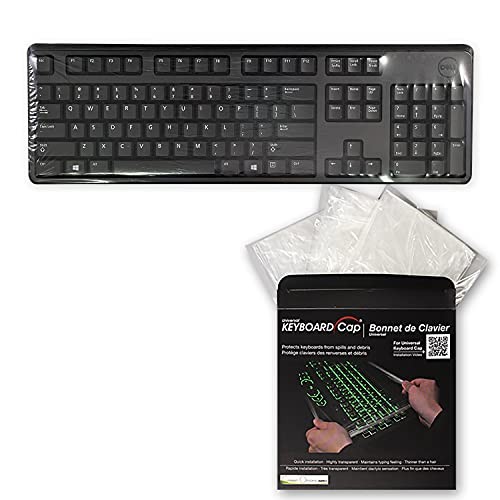 [3 Pack] Universal Fully Covered Flat Style 0.025mm Standard Keyboard - 3 pack