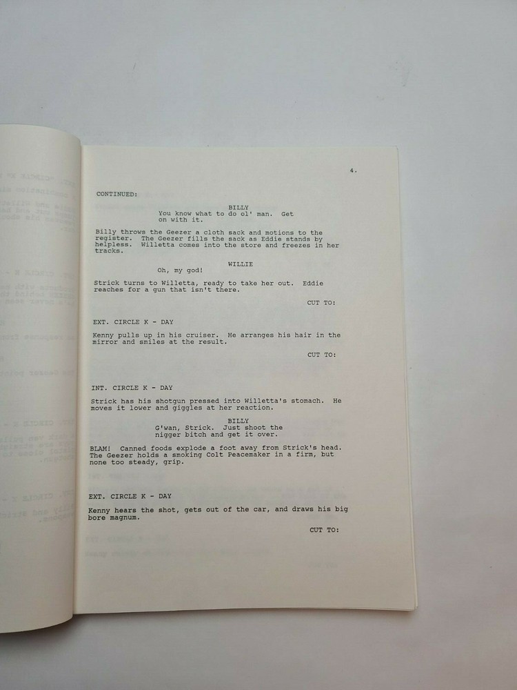 DEAD RUN / Doug MacHugh & Robert Winley 1990 Unproduced Movie Script Screenplay