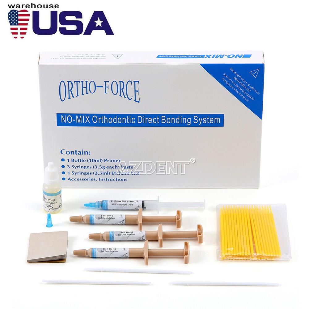 Dental Ortho Direct Paste Adhesive Bonding Self Curing Composite Resin Kit