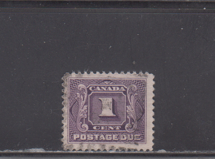CANADA 1906-28  / USED - SCOTT # J1  POSTAGE DUE