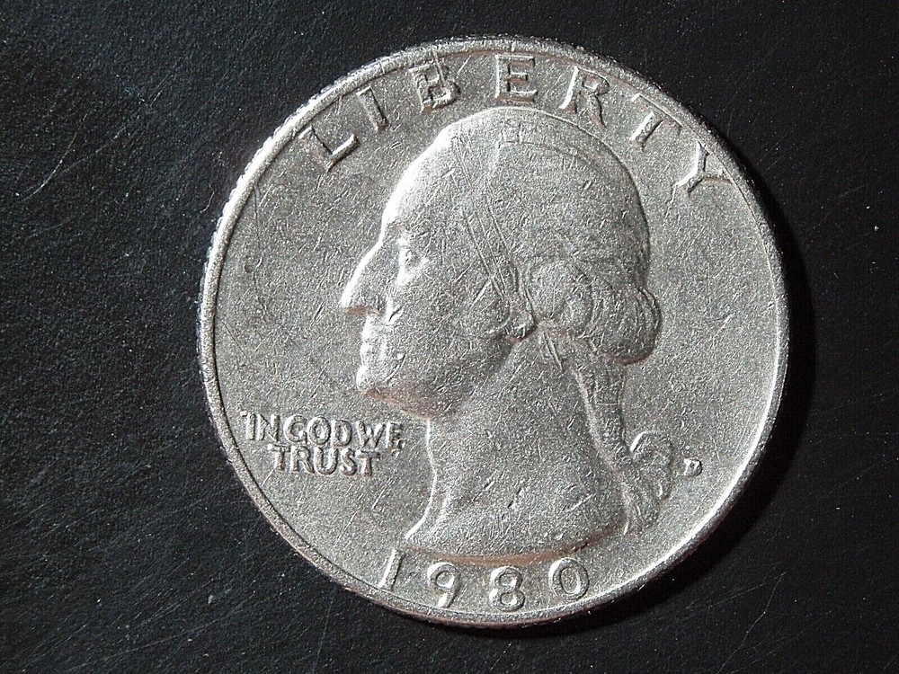 1980-D WASHINGTON QUARTER #10