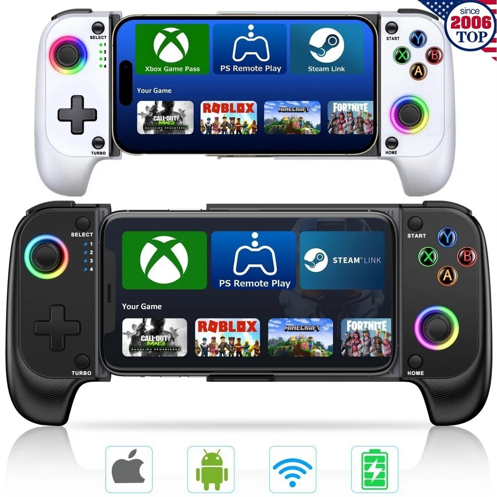 Wireless Phone Controller for iPhone/Android,Mobile Gaming Controller for iOS