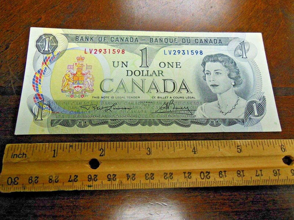 1973 Canada $1 Dollar Note