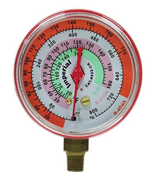 Tool 422-CR Replacement Gauge, High Side, Red
