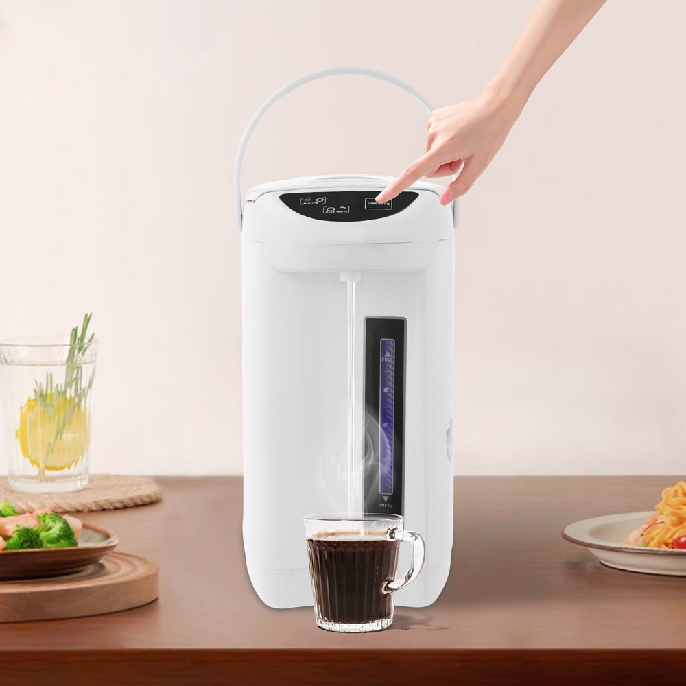 110V Tabletop Water Boiler 750W Electric Kettle 4L Stainless Steel Water Boiler