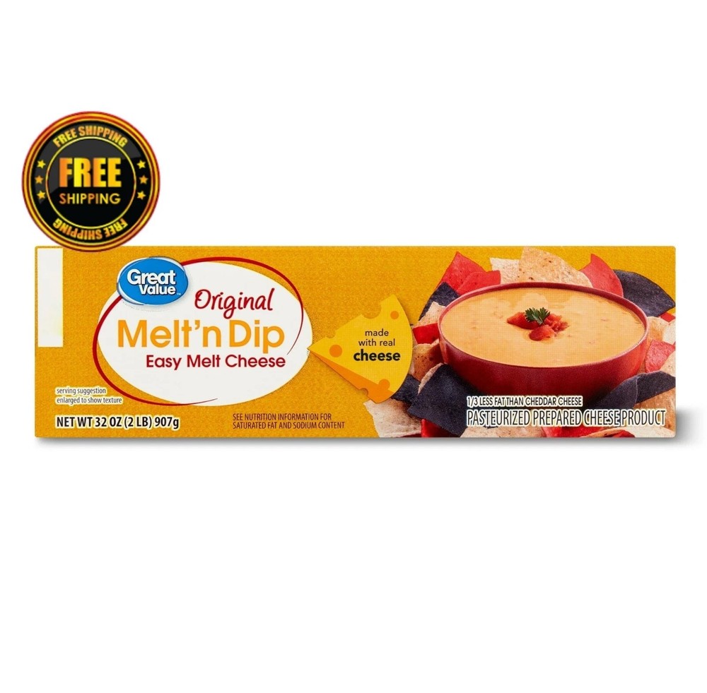 Great Value Easy Melt Cheese Block, 32 oz